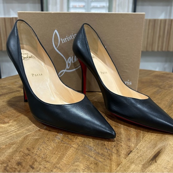 Christian Louboutin Apostrophy Pump Black Size 39.5 - Picture 5 of 15